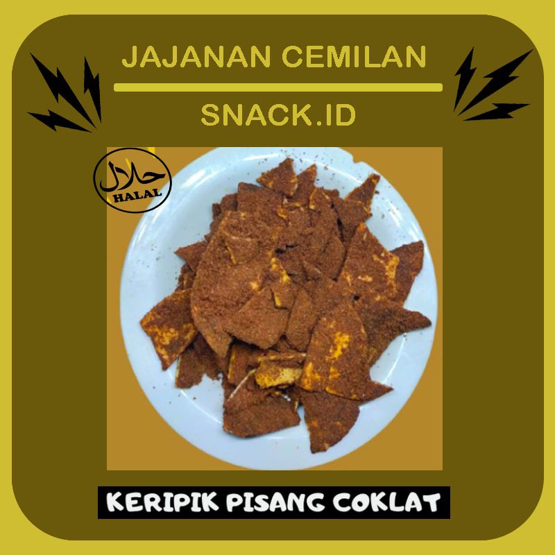 

KRIPIK KERIPIK PISANG COKLAT LAMPUNG 1 KG / CEMILAN SNACK KILOAN JAJANAN MURAH