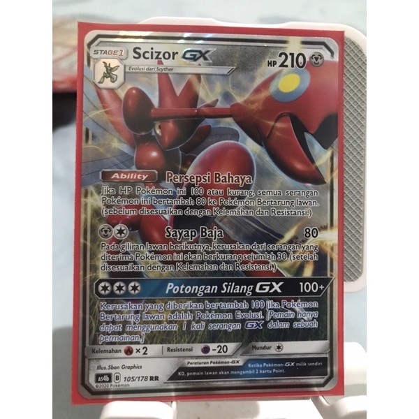 kartu Pokemon scizor gx