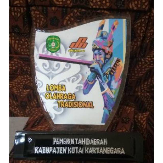 

Plakat akrilik, plakat acrylic 5mm plus box batik