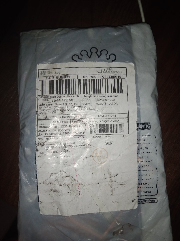 Benang Raja Atasan Batik Wanita Lengan Panjang Ukuran M L Xl