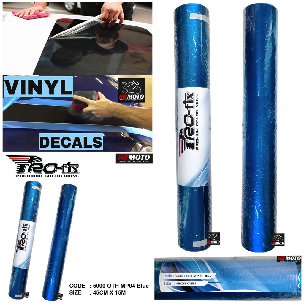 

Sticker Vinyl Profix Blue Metalic ( 5000 OTH MP04 Blue ) / Scotlight Vinyl Profix 45 CM x 15 Meter