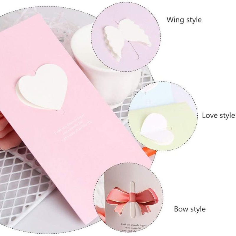 Hot Sale/3D Love Bow Tie Hollow Greeting Card/Kartu Ucapan Hadiah Toko Bunga/Kartu Undangan Untuk Pernikahan Pesta Ulang Tahun Xmas
