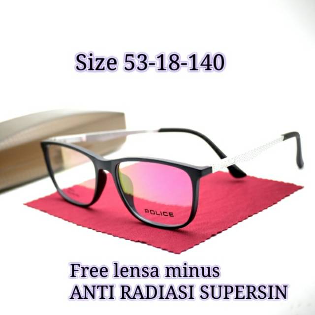 BEST SELLER !! Frame Kacamata Police 1010 Kacamata Fashion Milenial Kacamata Gaya Keren Murah *Bisa Lensa Minus