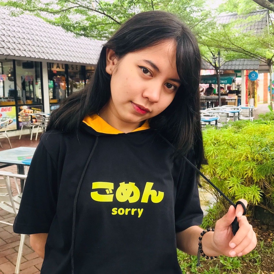 Tshirt Hoodie Sorry Kanji Japan Premium Unisex