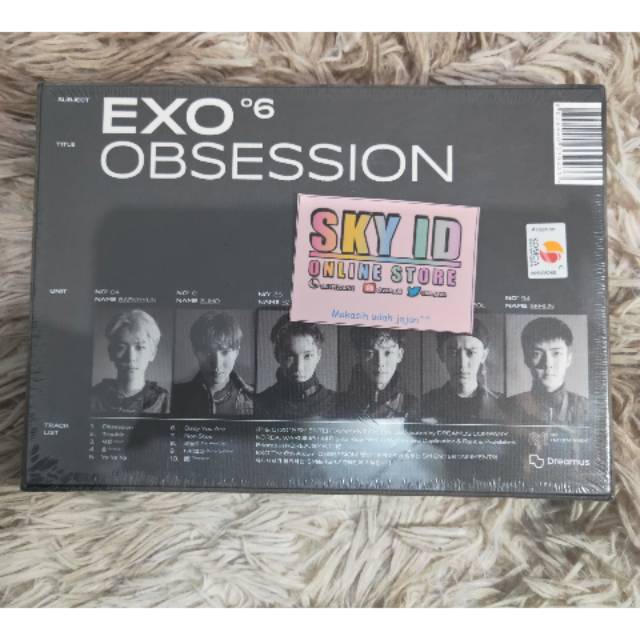 Harga album exo obsession