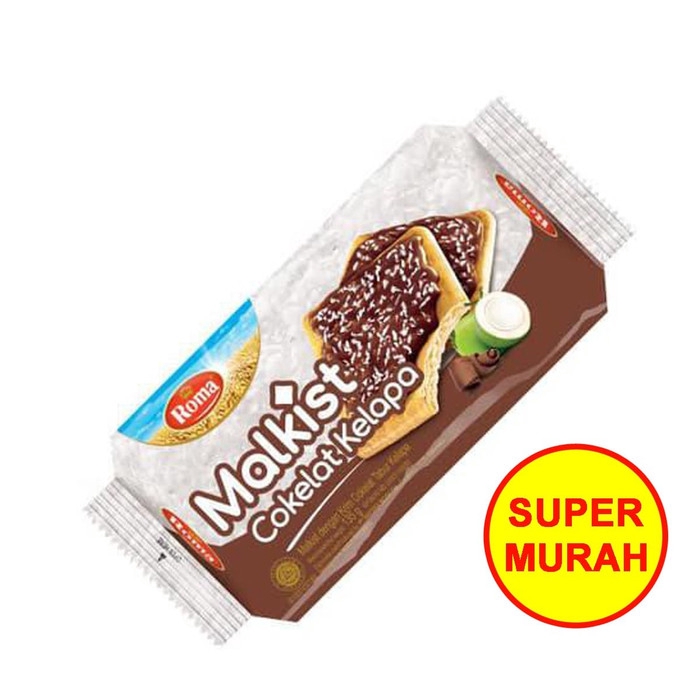 

Roma Malkist Rasa Cokelat Kelapa Biskuit 135 Gram / gr