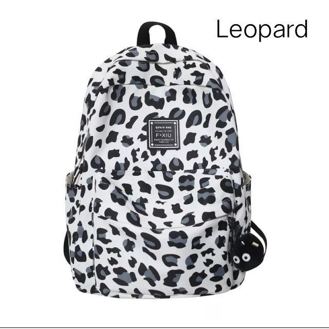 Ransel daun exo pita DNA / ransel lion cheetah tiger / ransel sekolah