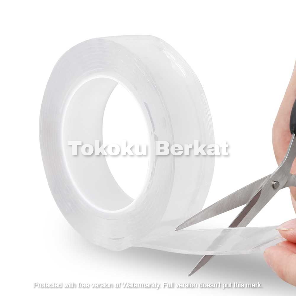 

Double Tape Perekat No Trace Washable Sticker