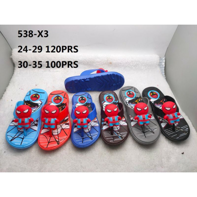 Home-HERO Sandal Jepit Import Anak Boneka Laba Laba 538(BERBUNYI)