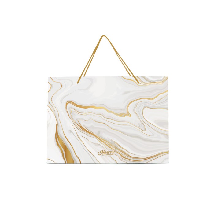 

NEW Paper Bag Blossom Horizontal - White