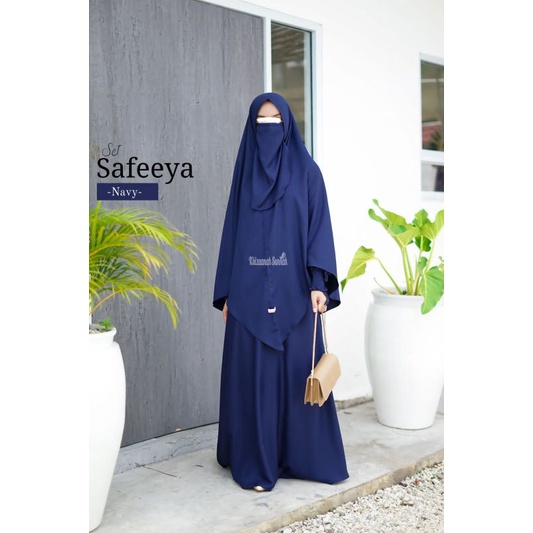 Gamis Syari Shafeeya Set Khimar Non Pet by Khizaanah Sunnah