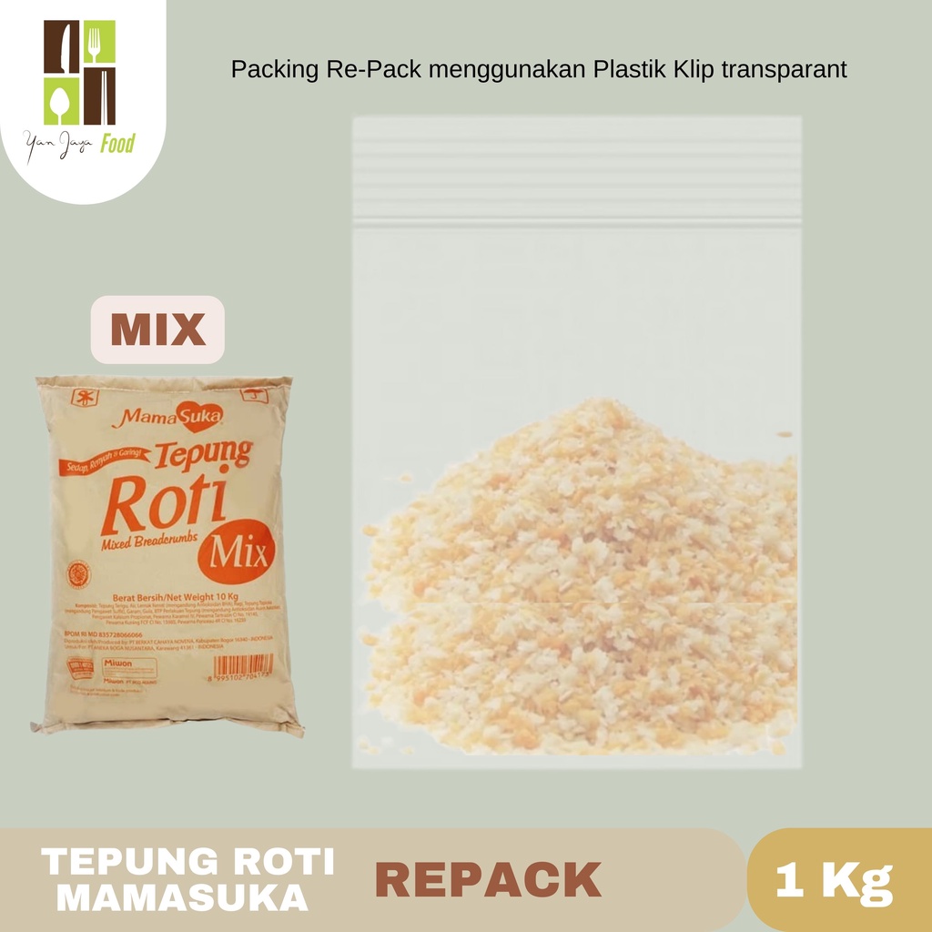 Tepung Roti Mamasuka White / Orange / Mix REPACK