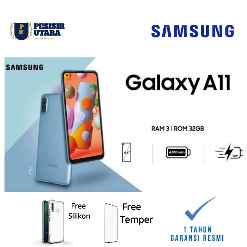 Hp Samsung A11 3/32 Promo Murah Segel Resmi Sein