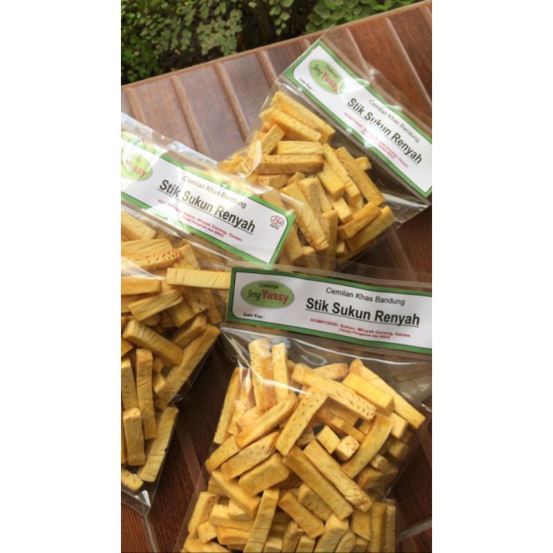 

Stik Sukun Renyah Tanpa MSG dan Pengawet JengYUSSY Cemilan Khas Bandung 200gr