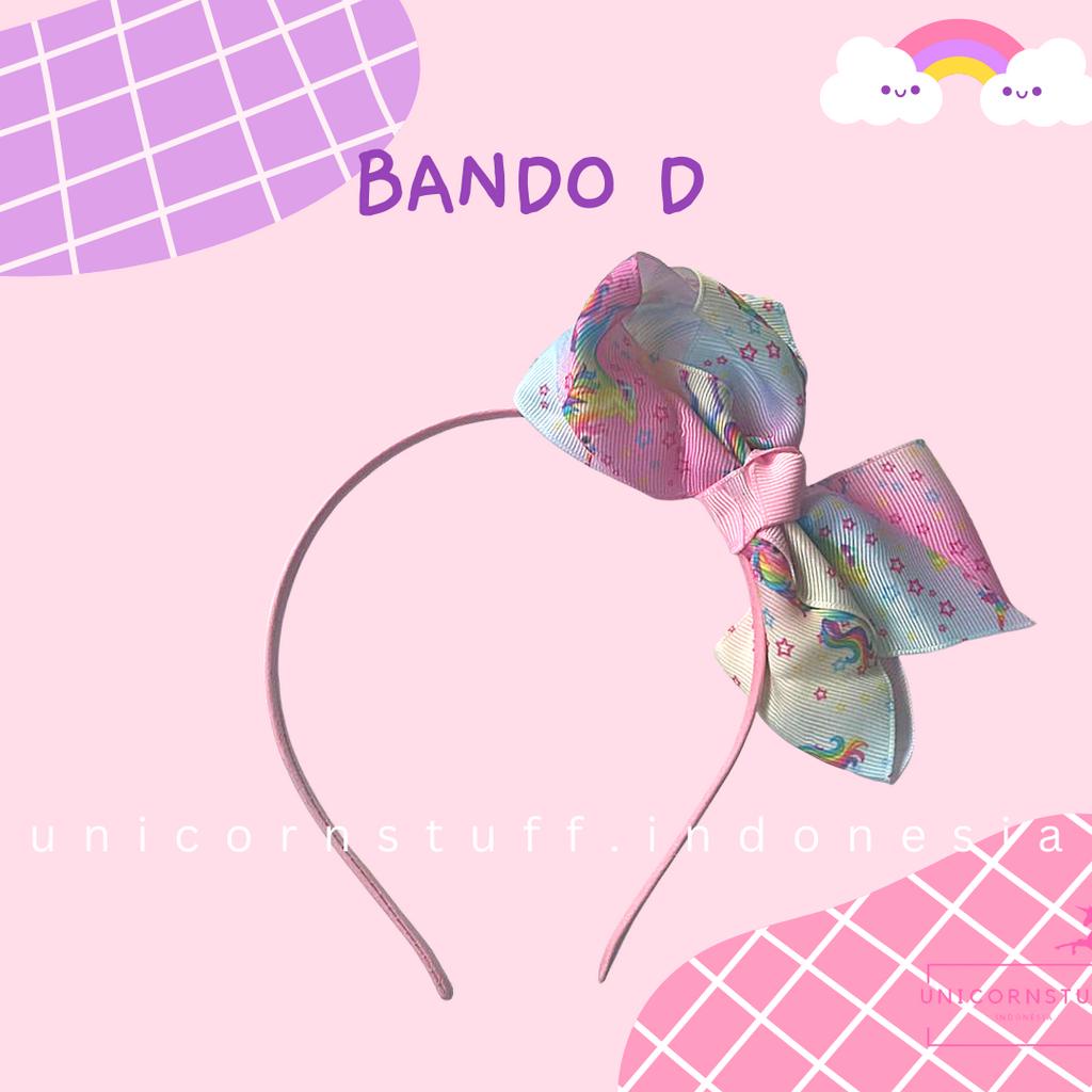 Bando Unicorn Pita Anak model Pita Premium