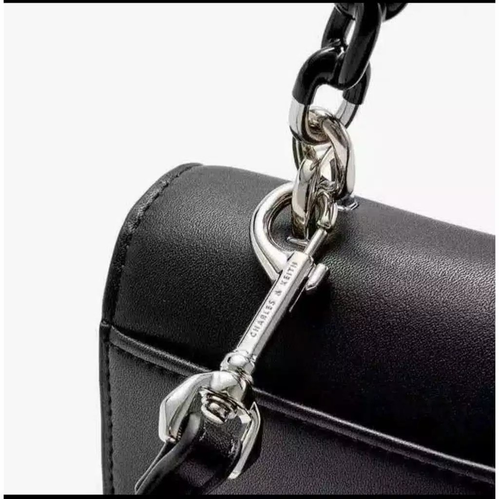 Single Chain Handle Pushlock Bag Tas Selempang Multifungsi Import#048