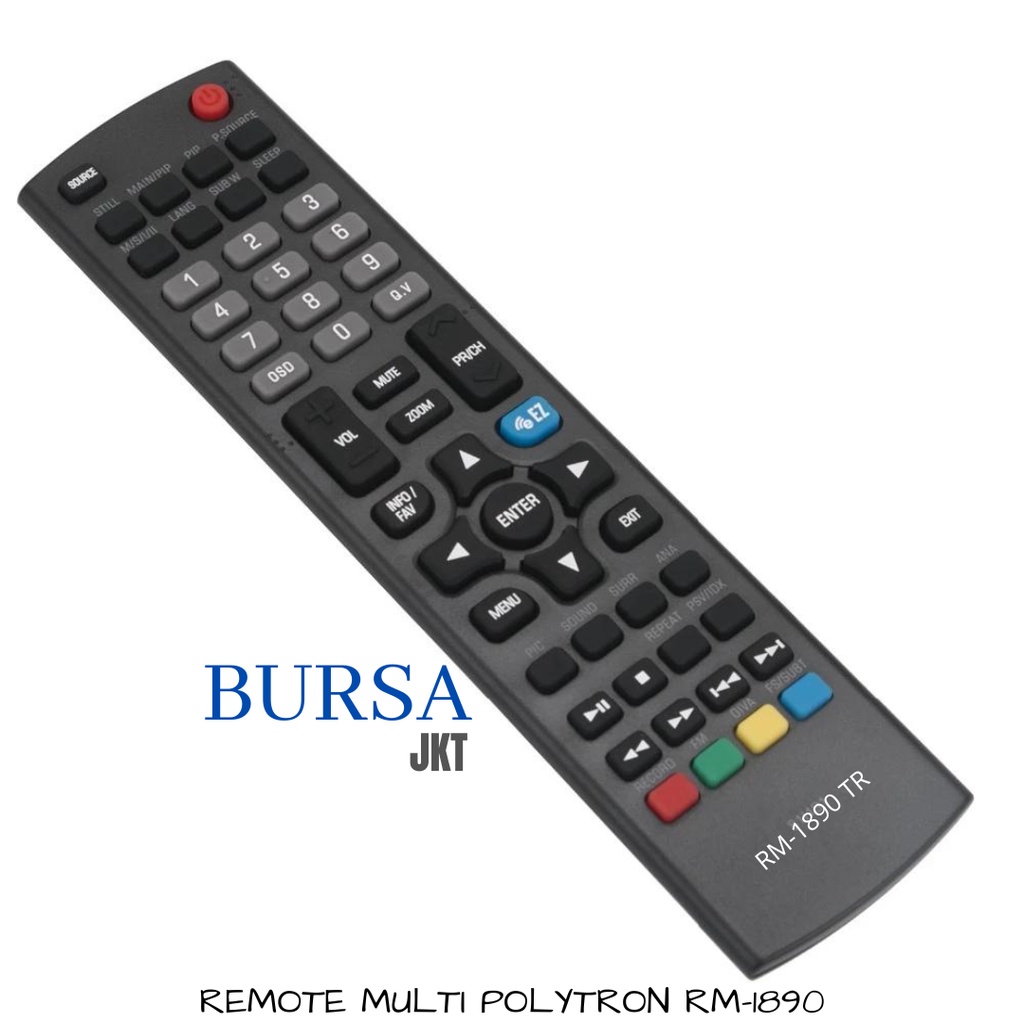 REMOTE POLYTRON UNIVERSAL TV DIGITAL POLYTRON CINEMAX CH1890TR 81/191 81E023 81F414 81F579 81E878