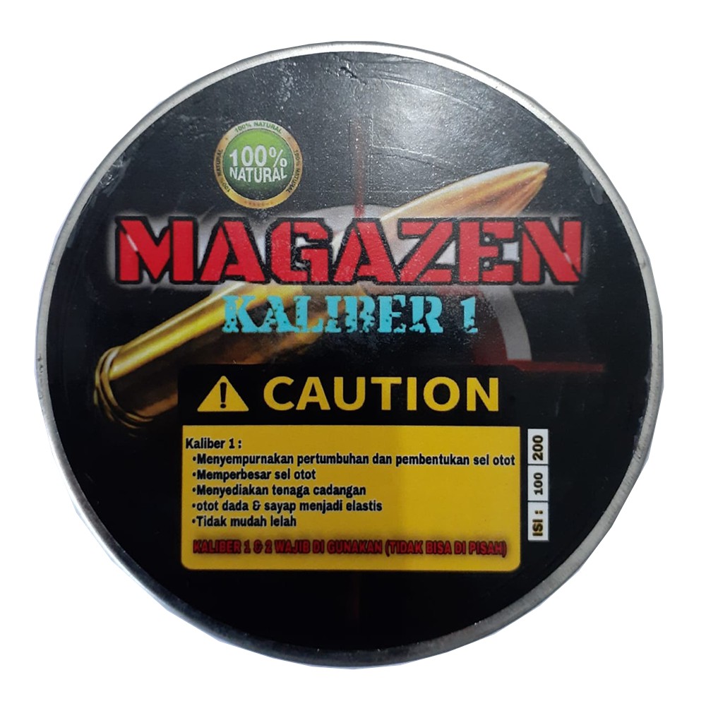 MAGAZEN KALIBER 1 - DAPUR PACU isi 50 Kapsul