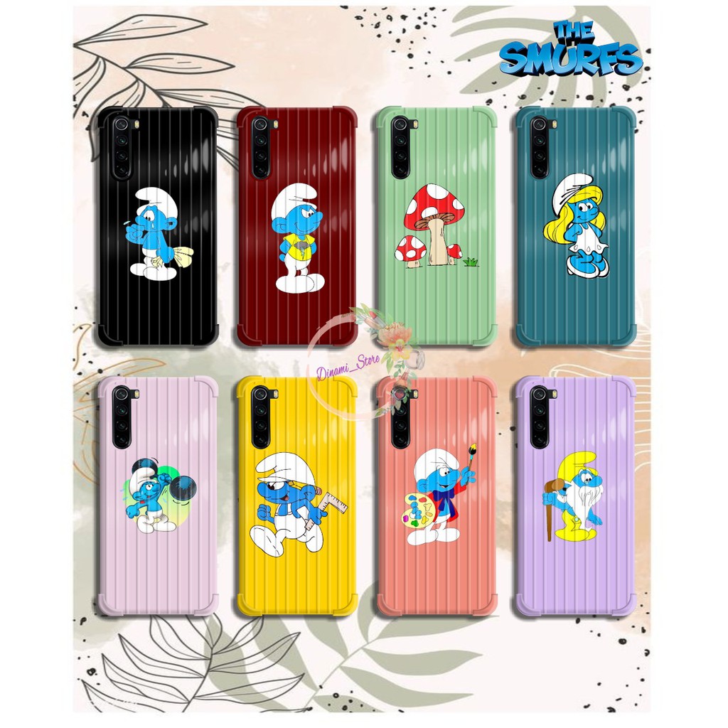 softcase The smurfs Oppo A3s A1k A5 A9 2020 A7 F9 A5s A31 A52 A92 A37 A53 A83 F1s F11 PRO DST225