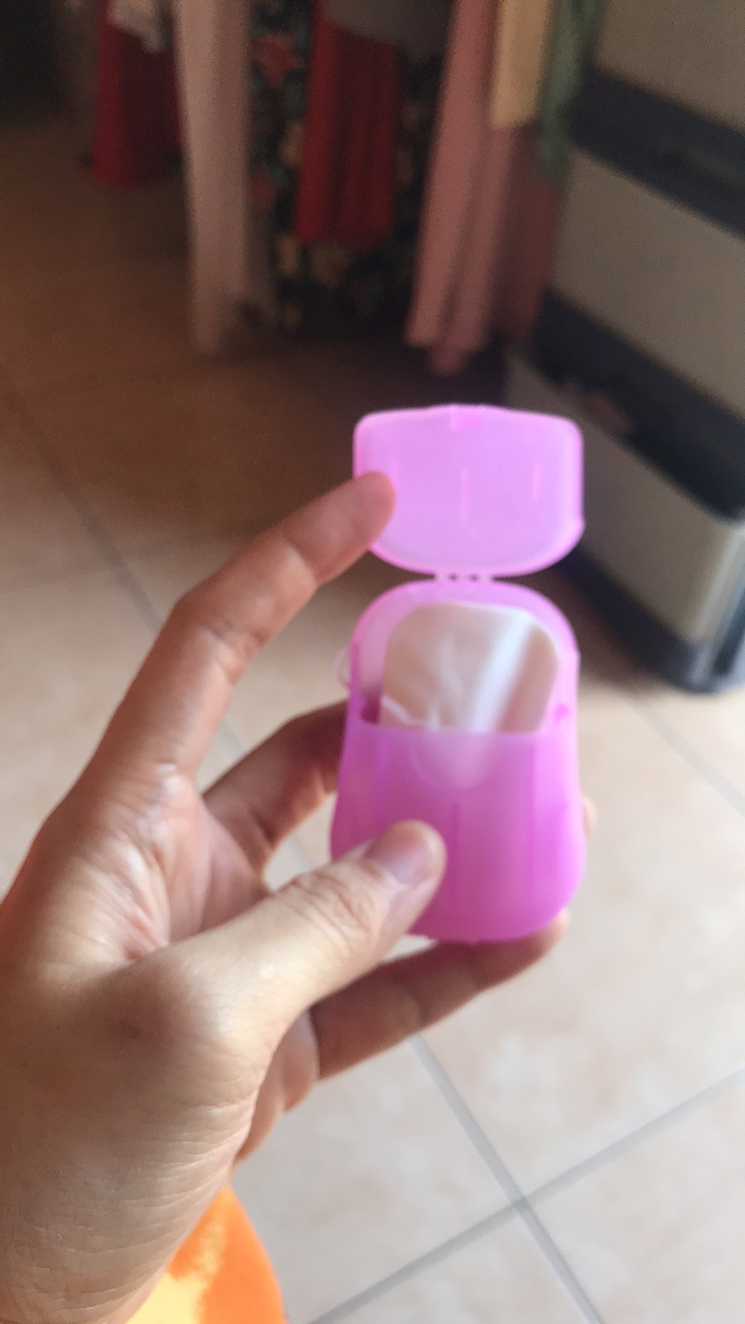 Sabun Kertas Cuci Tangan Praktis Travelling Paper Hand Soap Kebersihan