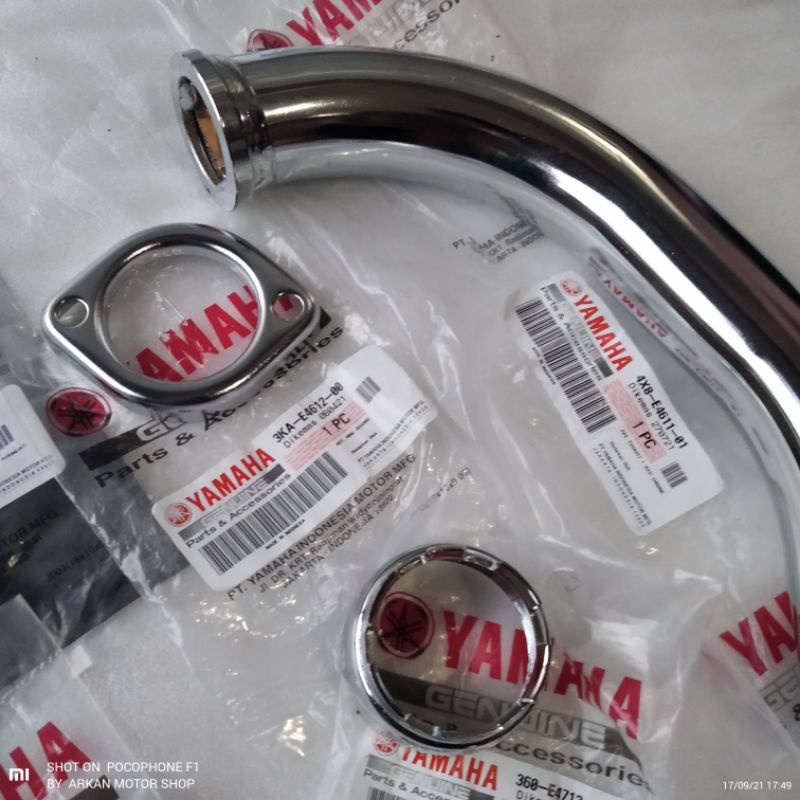 paket leher knalpot rxking ori ygp rx king packing paking cincin sambungan exhaust muffler mufler