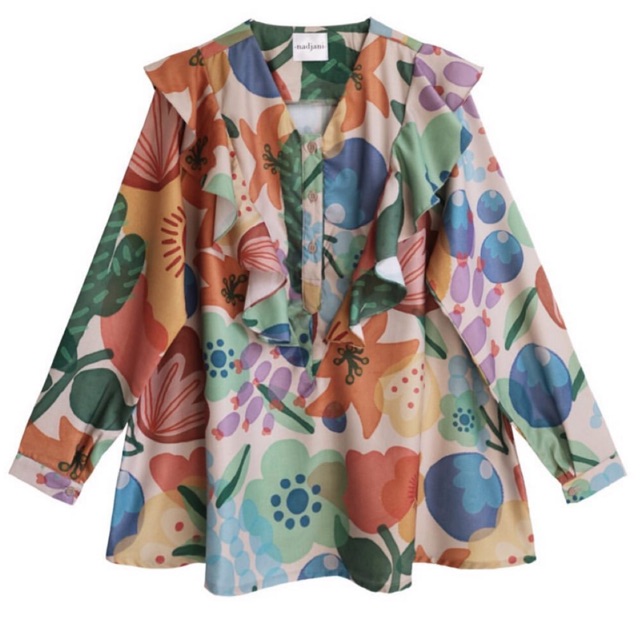 Nicol Blouse - Mocca by Nadjani Indonesia