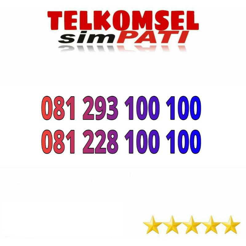 nomor cantik telkomsel simpati 100 100