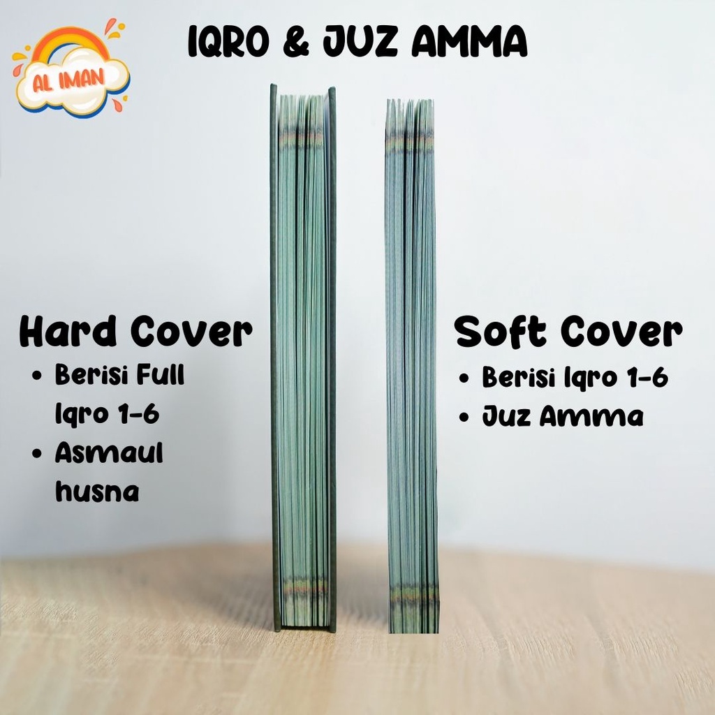 IQRO ANAK HARD COVER - IQRO CUSTOM NAMA FOTO