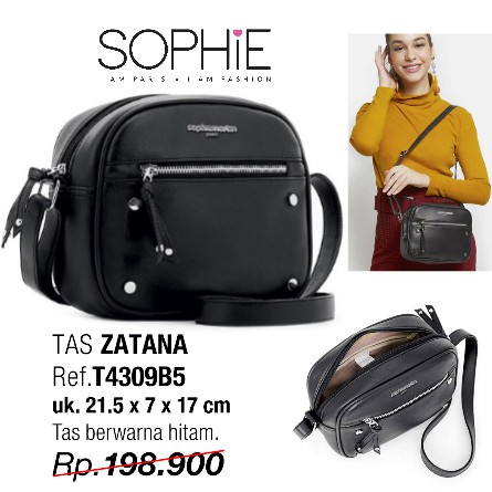 TAS ZATANA SOPHIE MARTIN PARIS TAS SOPHIE PARIS PROMO TAS HITAM