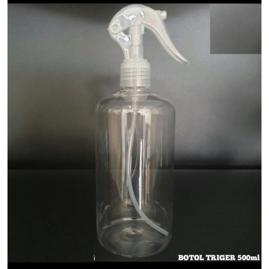 BOTOL PLASTIK TRIGGER BENING 500ML / BOTOL SPRAY 500ML