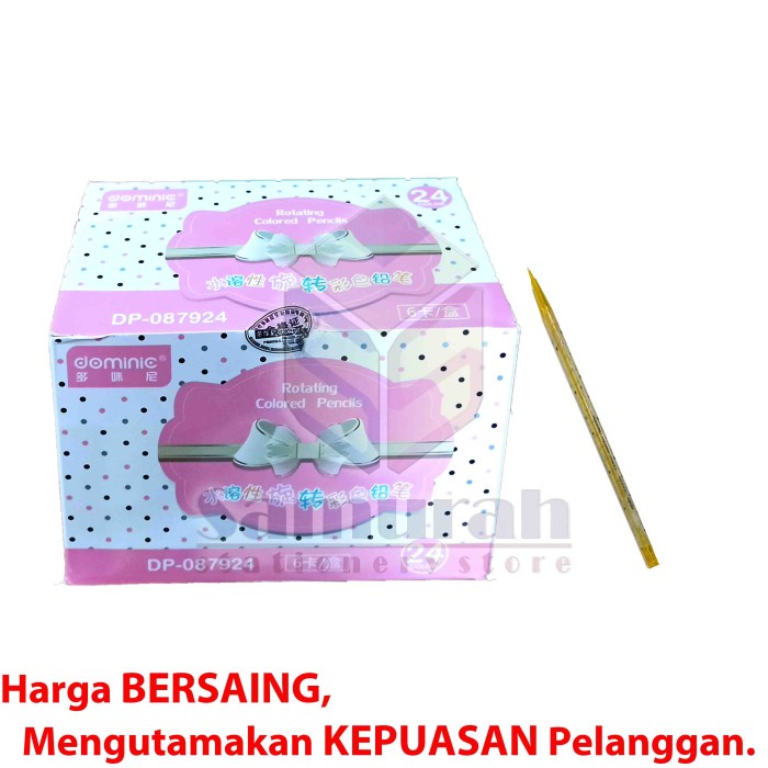 

Eklusif Pensil Warna Putar Fancy 24 Warna Panjang / Pencil Twist 24 Colors Hemat