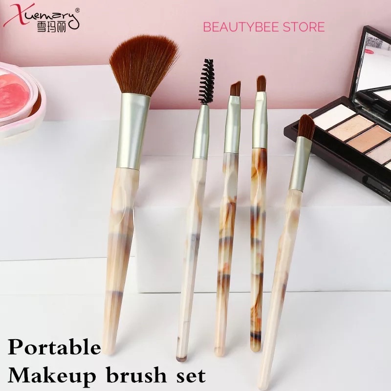 MARBLE MAKEUP BRUSH / BRUSH MAKEUP MARBLE LEMBUT PREMIUM X8517