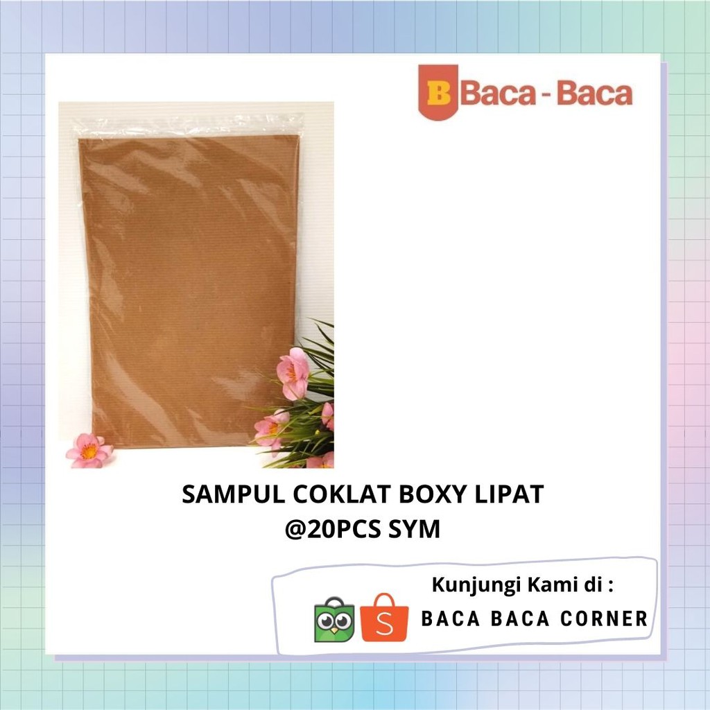 

SAMPUL COKLAT BOXY LIPAT @20PCS SYM