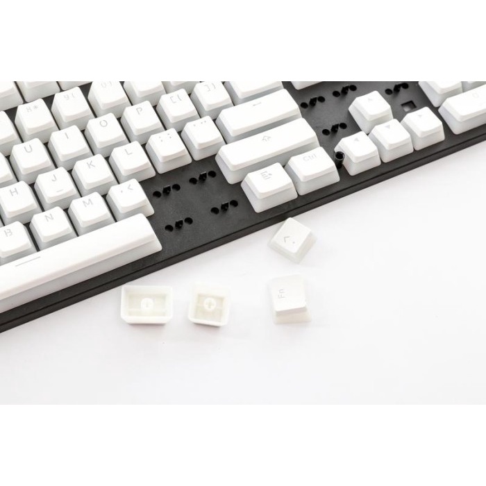 ALCHA KEYCAPS PUDDING / PUDING BACKLIT MECHANICAL KEYBOARD WHITE