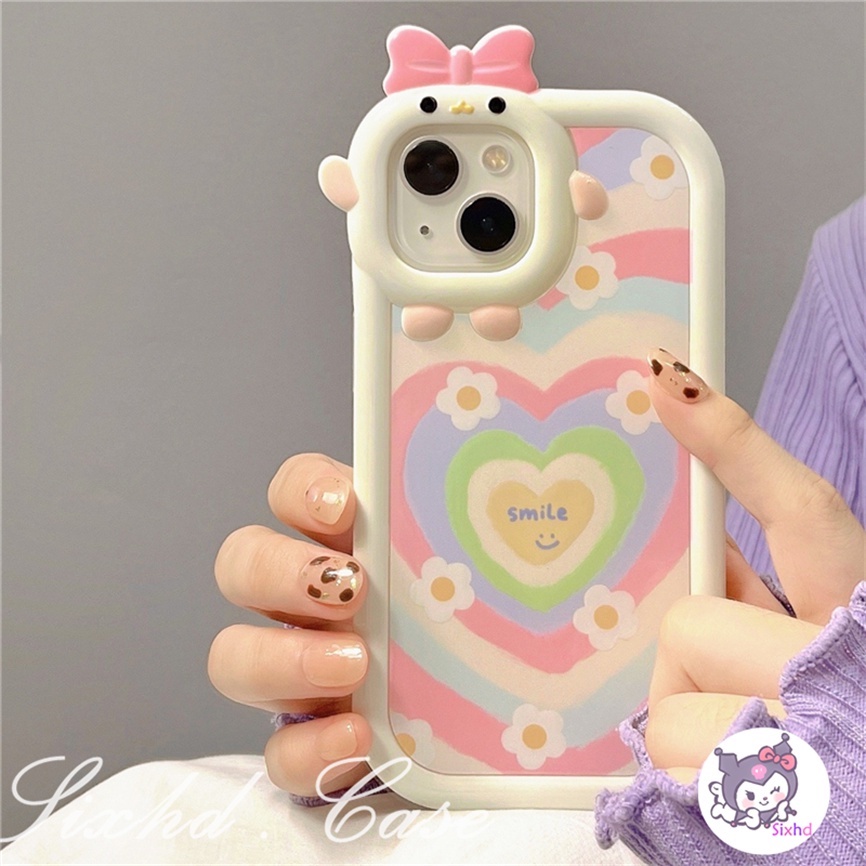 Realme Soft Case Desain Bunga Hati Monster 3D Untuk C35 C31 C30 C25Y C21Y C25 C15 C12 C11 C21 C20 C17 C3 9i 7i 6i 5i 5s 5 Narzo 50A