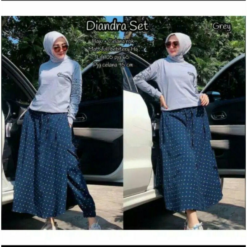 VS | DIANDRA SET/SET CELANA ROK/TERBARU/TERMURAH
