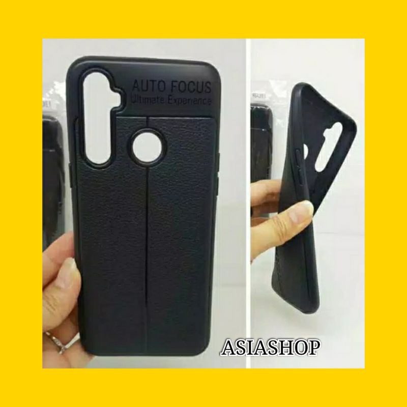 Auto Focus OPPO A53 Leather Soft Case Kulit Jeruk