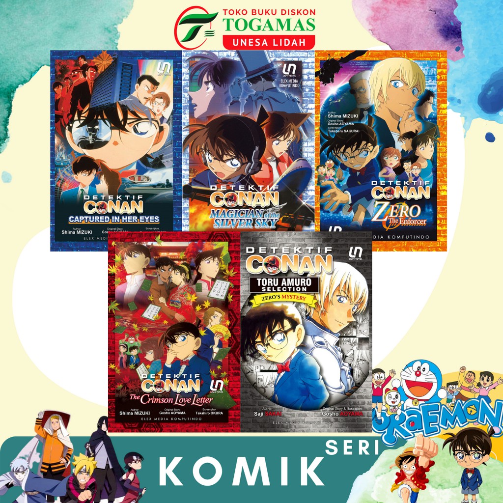 KOMIK LIGHT NOVEL DETEKTIF CONAN KARYA AOYAMA GOSHO