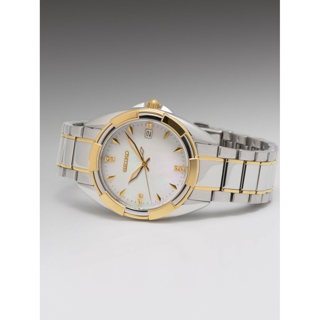 Seiko Ladies SKK886P1 Jam Tangan Wanita Original Sapphire Silver Gold SKK886