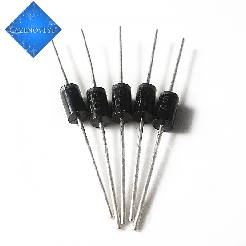 20pcs / lot Dioda Penyearah 1N5408 1N5404 1N5401 1N5822 1N5818 UF5408 UF5402 6A10 10A10 DO-27