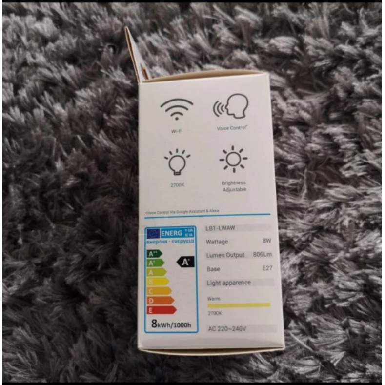 Ezviz LB1 Smart Bulb Lampu WiFi 8W Warm White / Full Color Smart E27