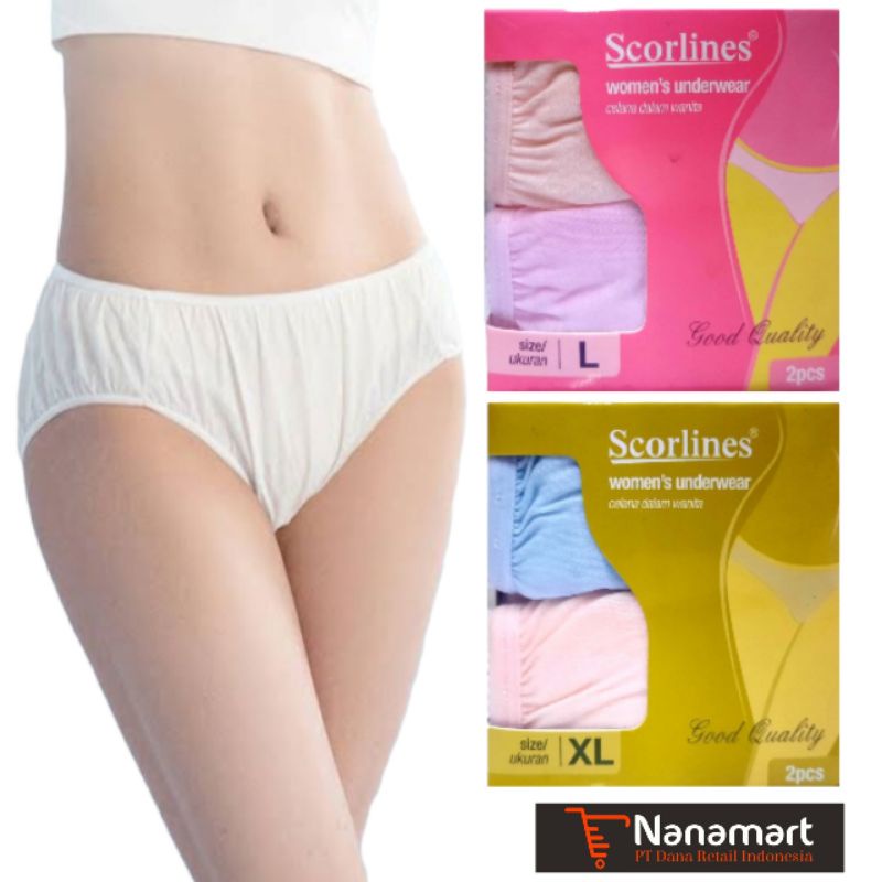 Scorlines CD Wanita Bahan Lentur dan Awet 100% Original