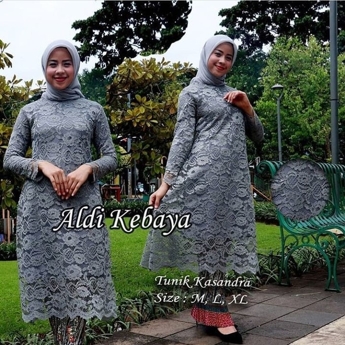 set kebaya brukat kasandra new