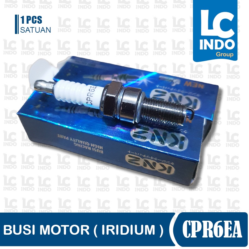 Busi Pengapian Motor bebek matic Iridium Kharisma Blade vario beat CPR6/ Busi Iridium Racing KNZ