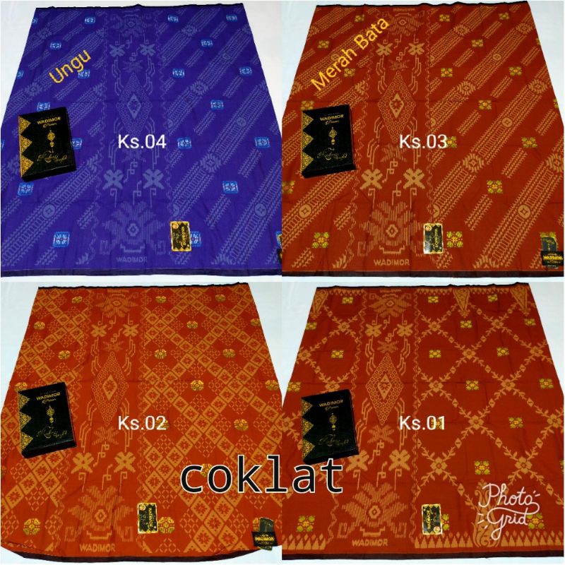 Sarung Wadimor Primer Kembang Songket