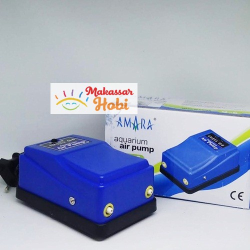 Aerator 2 Lubang AMARA Q6 Pompa Udara Aquarium Air Pump Q 6 Airator