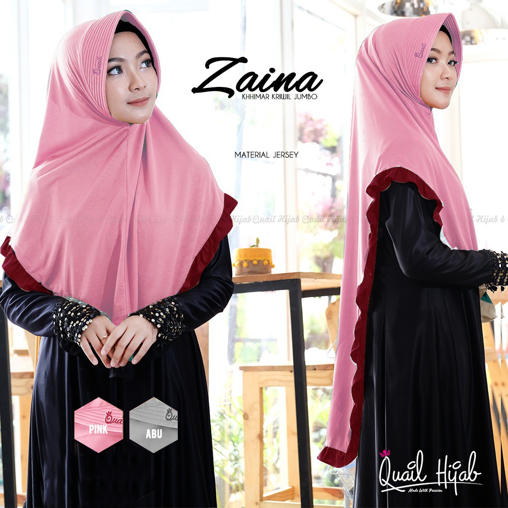 Zaina~Kriwil Jumbo Quail Hijab