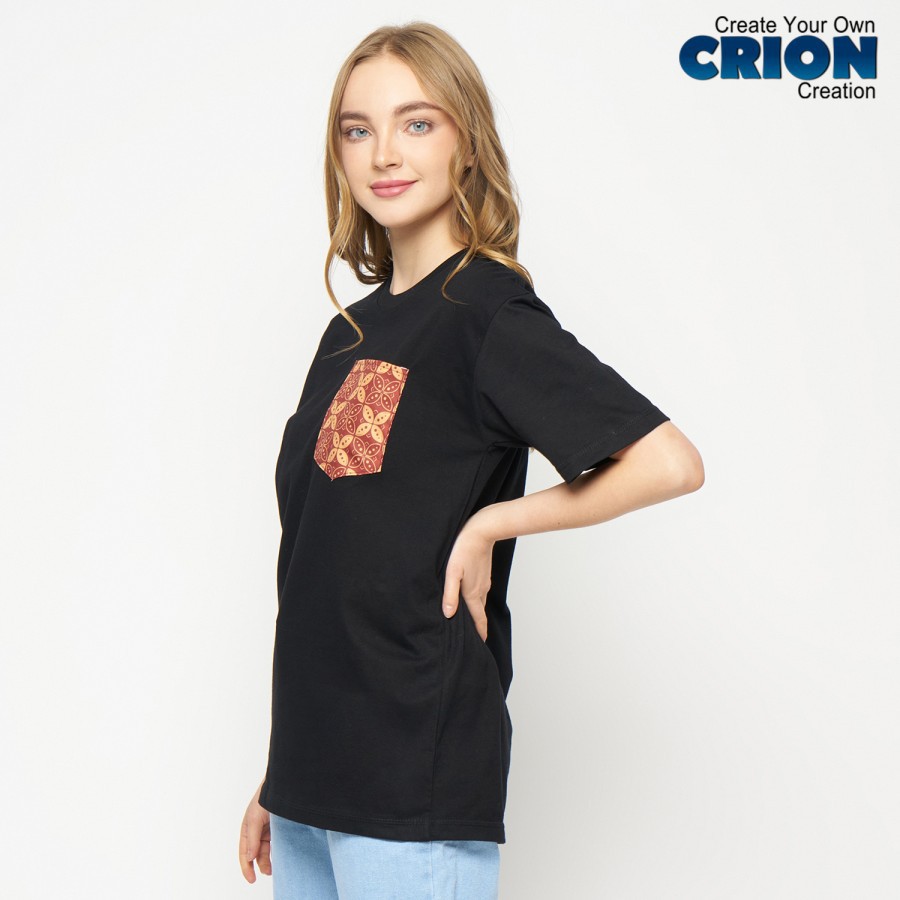 Crion Pocket series - Kaos Seri Batik motif dengan Kantong - By Crion