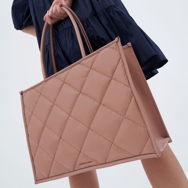 7.7 SALE | CK Celia Double Handle Quilted Tote Bag