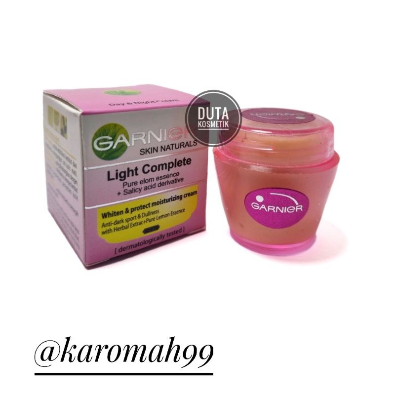 CREAM GARNIER LIGHT COMPLETE SKIN HERBAL / GARNIER PINK (ecer)